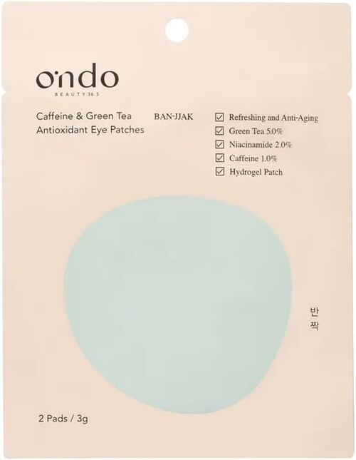 Ondo Beauty Caffeine & Green Tea Antioxidant Eye Patches 4 Unds