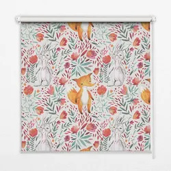 INNENROLLO - Fensterrollo - Rollo - 80x180 cm - Tiere und Pflanzen