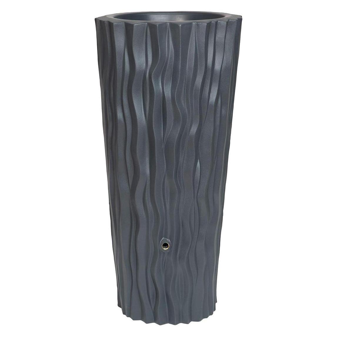 Prosperplast Regentonne ARVES Alana Flower Anthrazit- / Kapazität (l): 160 (160 l) (RALA160-S433)
