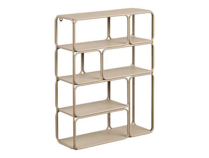 Etagère Murale Design En Métal Laqué Beige - Lacia