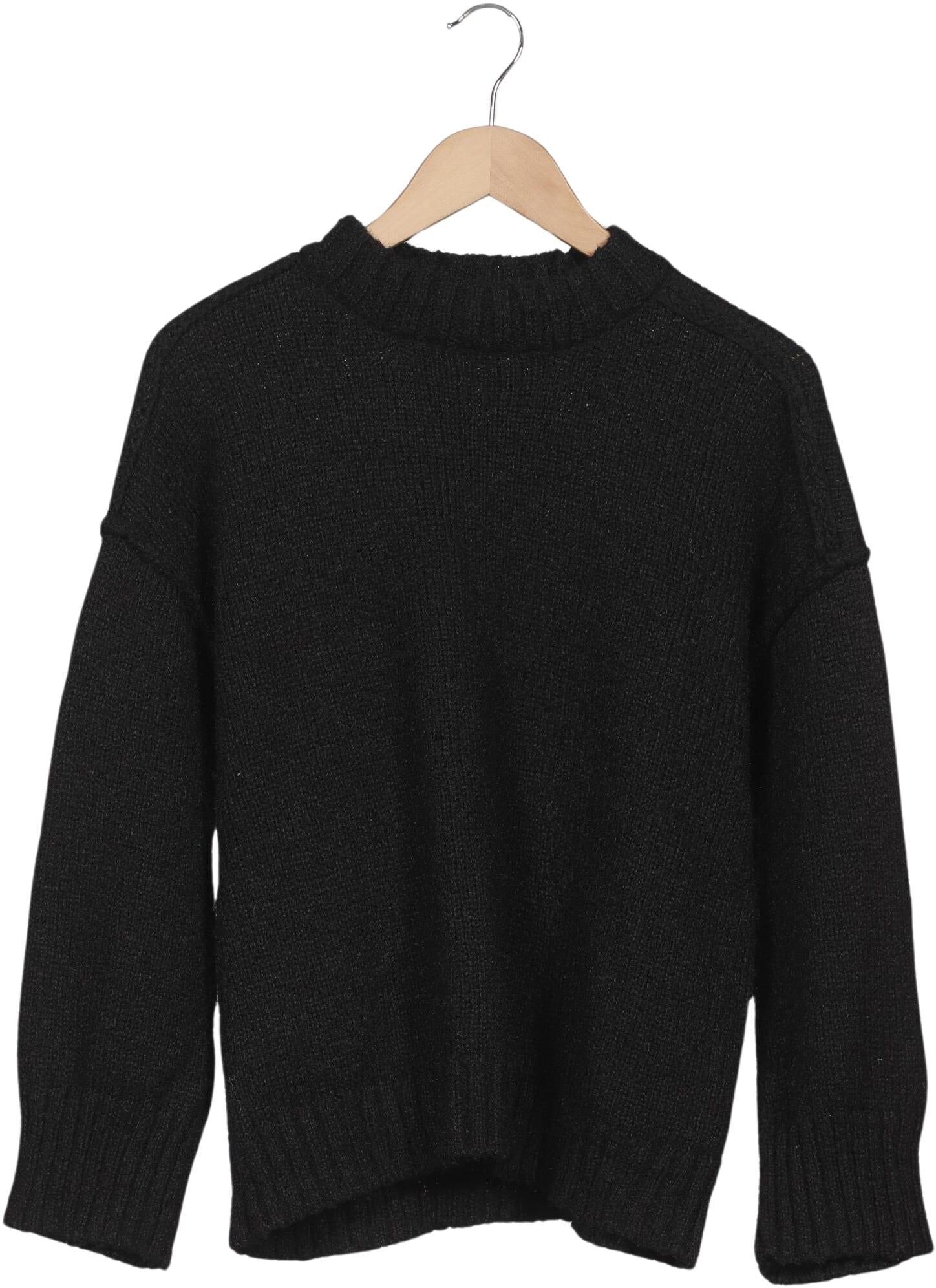 Topshop Damen Pullover, Schwarz, Gr. M, Synthetik - Second Hand