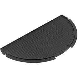 Big Green Egg Grillplatte Halbrund XLarge Gusseisen
