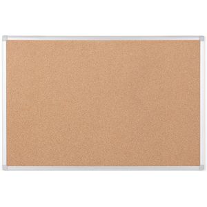 Bi-Office Pinnwand Earth CA271790, braun, aus Kork, mit Aluminiumrahmen, 180 x 120 cm