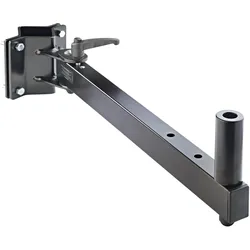 K&M 24150 (Wandmontage, Schwenkbar), Lautsprecher Ständer + Wandmontage, Schwarz