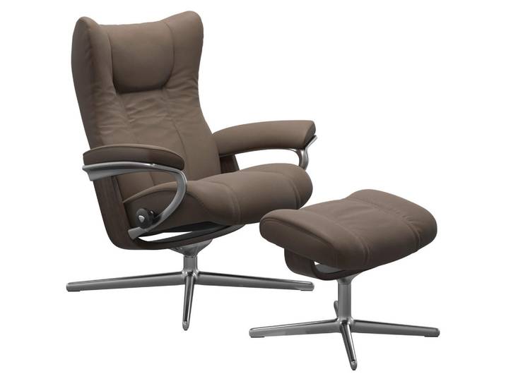 Stressless Relaxsesselset, Braun, Holz, Metall, Echtleder, Rindleder, Buche, Schichtholz, 84x103x72 cm, Fußauswahl, Lederauswahl, Stoffauswahl, Relaxfunktion, Wohnzimmer, Sessel, Relaxsessel