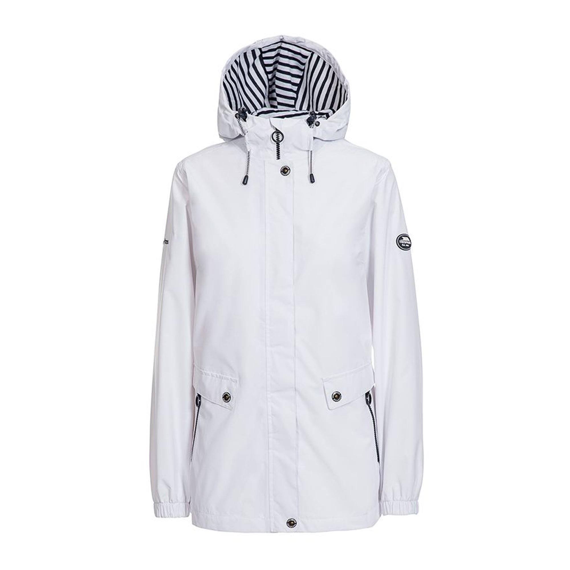Trespass Dames/dames Flourish Waterproof Jasje (Wit)