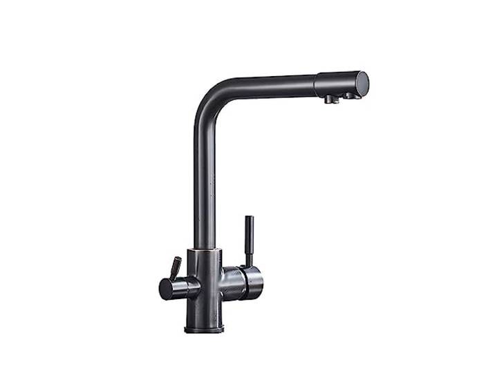 SWENEEN Rotatabkitchen Küchenarmatur-Wasserfilter, Einfach Zu Installierendes Reinigungssystem Für Spültischarmaturen, Ideal Für Trinkwasser, Verbessert Ihr Küchenerlebnis, Schwa,Black Bronze