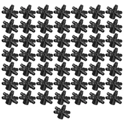 50x 4-Wege Emitter Adapter 4mm für 3x5mm Microschlauch Bradas DSK-5135L4-50