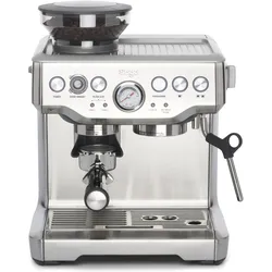 Sage the Barista Express, Siebträgermaschine, Schwarz, Silber