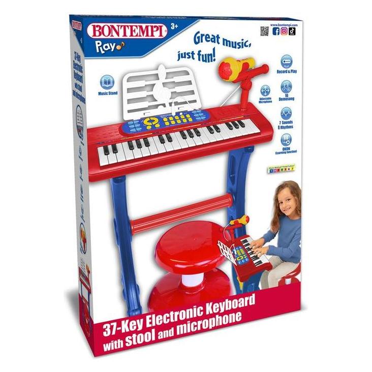 Bontempi BONT 37-Key electronic keyboard with microphone (55064869)