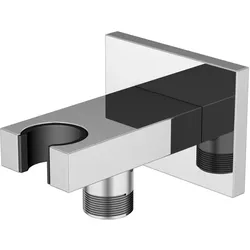 Treos Brausewandhalter mit Brauseanschlussbogen 029.07.0025