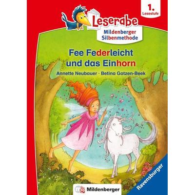 Leserabe mit Mildenberger Silbenmethode - Fee Federleicht und das Einhorn, Taschenbuch von Annette Neubauer, Ravensburger Verlag GmbH,