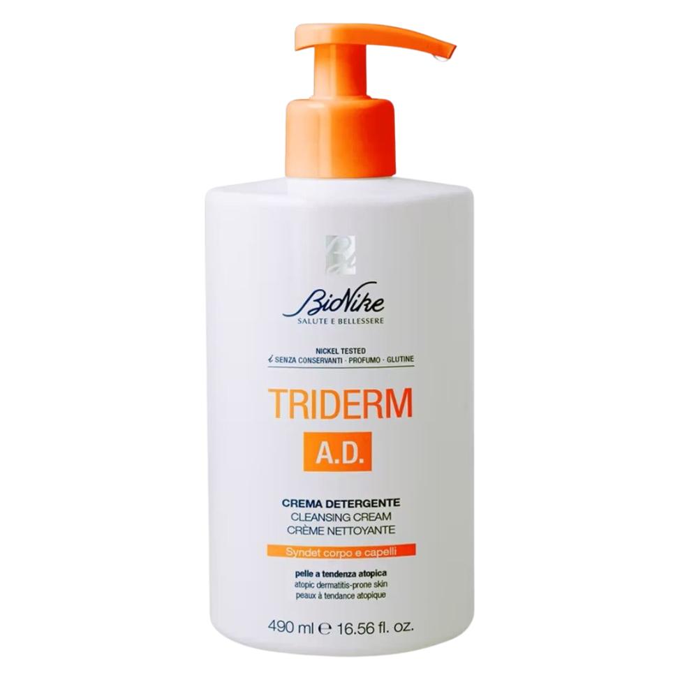 BioNike Triderm Ad-Reinigungscreme für atopische Haut 490ml (Reinigungstücher Gesicht) (989370539)