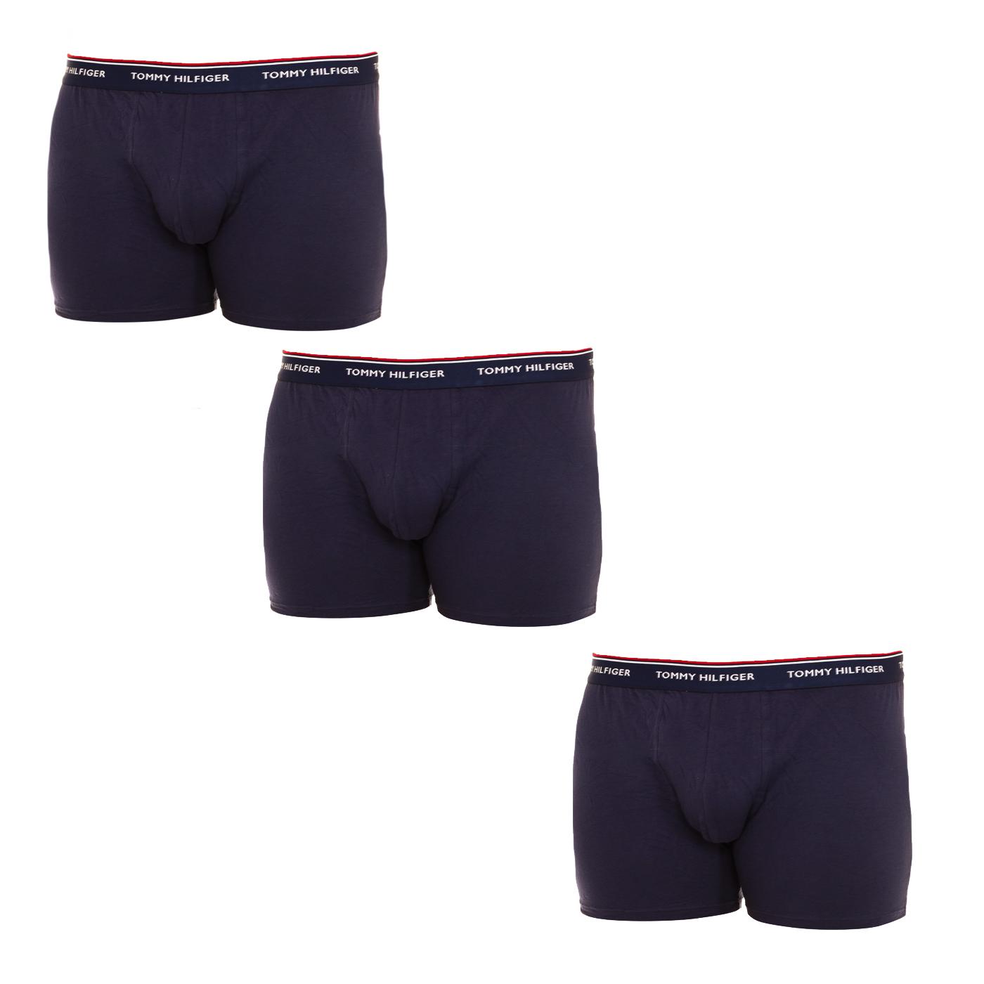 Pack-3 Atmungsaktive Boxershorts aus Stoff mit anatomischer Vorderseite UM0UM00010 man
