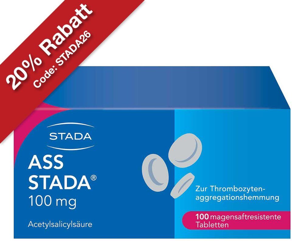 Ass Stada 100 mg magensaftresistente Tabletten