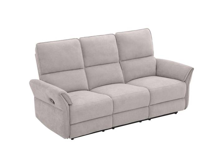 3-Sitzer-Sofa Redon hohe Rückenlehne Grau B: 200 cm