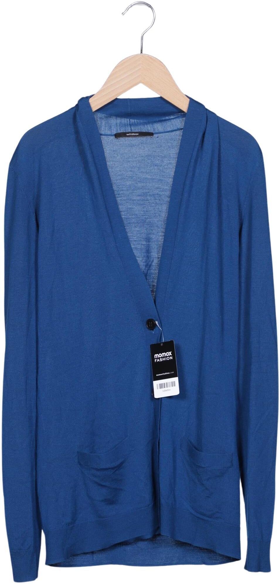 windsor. Damen Strickjacke, Blau, Gr. EU 34, Wolle - Second Hand
