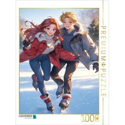 CALVENDO Puzzle Tanz auf dem Eis | 1000 Teile Lege-Größe 64x48cm Foto-Puzzle für glückliche Stunden, Sonstige von , Calvendo Puzzle