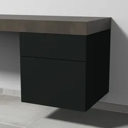 Sanipa Unterschrank „2morrow“ 500 × 510 × 520 mm in Vulkan (matt)