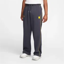 NIKE Sportswear Air Fleece Open Hem Jogginghose Herren 013 - gridiron/opti yellow/opti yellow XL