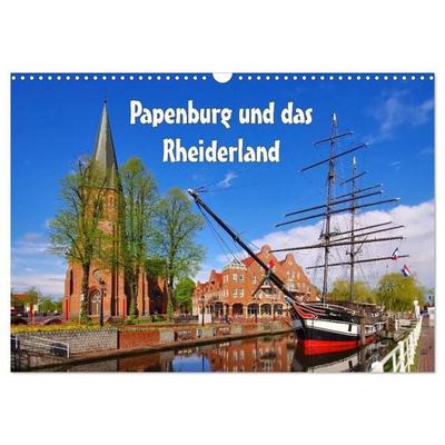 Papenburg und das Rheiderland (Wandkalender 2027 DIN A3 quer), CALVENDO Monatskalender