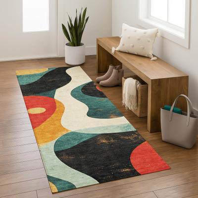 Addison Rugs Premium Washable Super Soft Abstract Hector Mayfield Rug