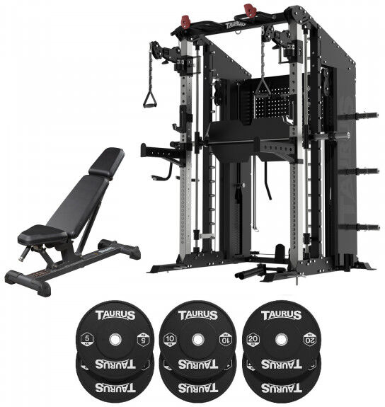 Taurus MS65 Elite Multi-Trainer Taurus MS65 + Bench + 70kg Bumper Plates