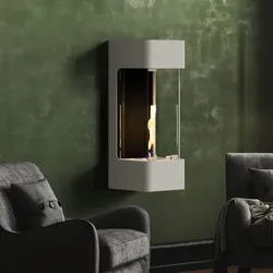 Noble Flame ZYKLON AIR [geschlossener Ethanolkamin]: Seidengrau