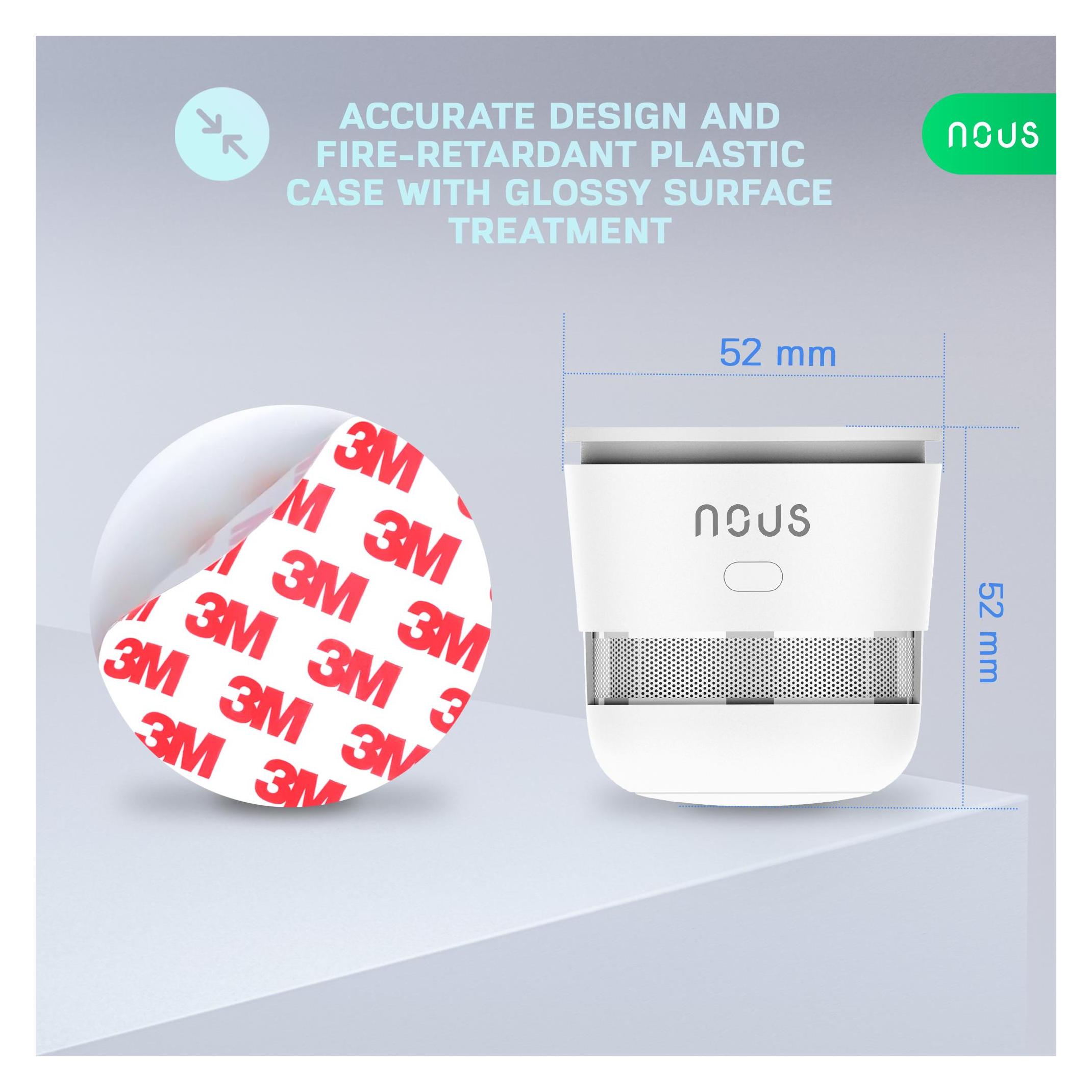 Nous E8 Rauchmelder ZigBee 3.0 fotoelektrisch (49937175)