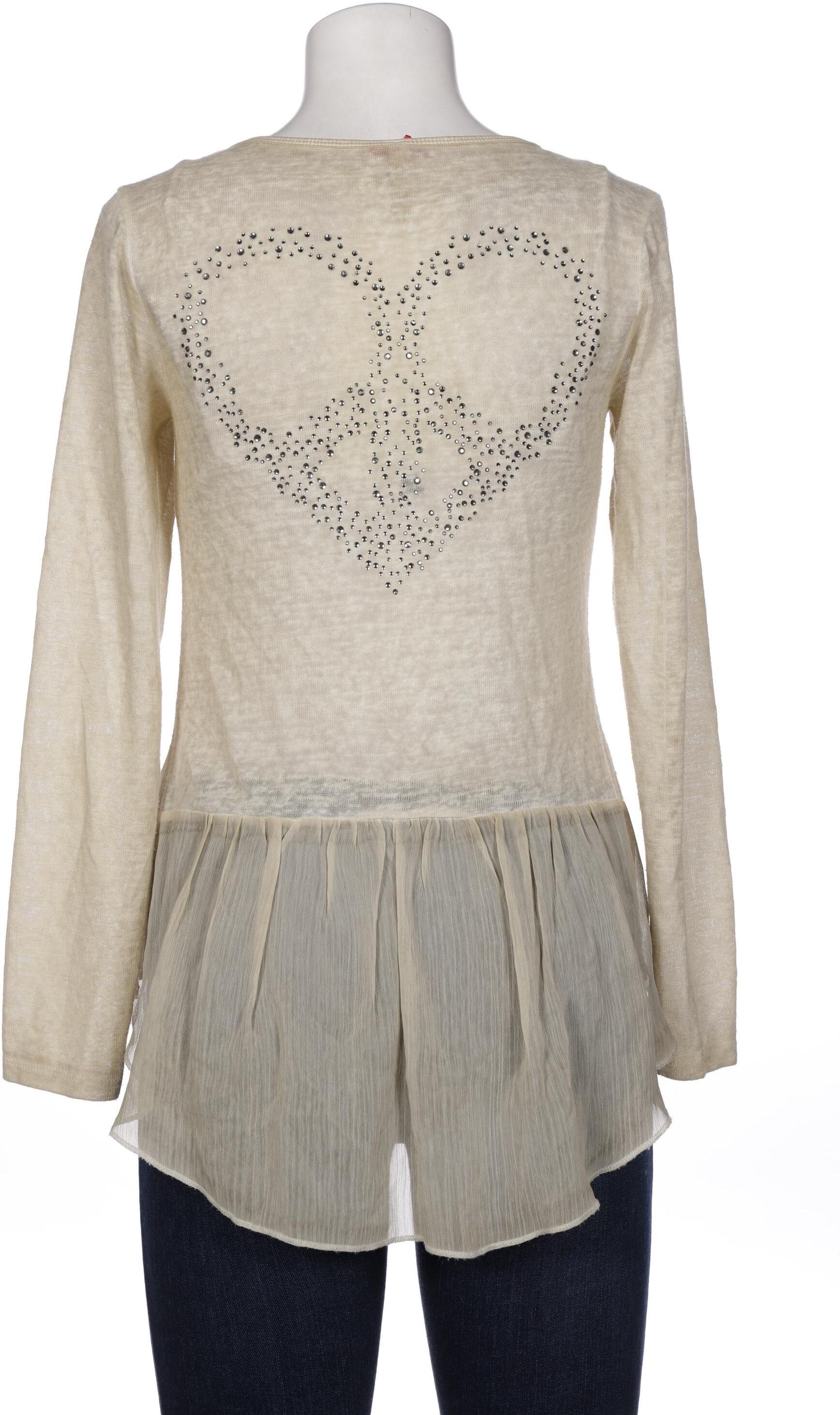 Key Largo Damen Strickjacke, Beige, Gr. M, Synthetik - Second Hand