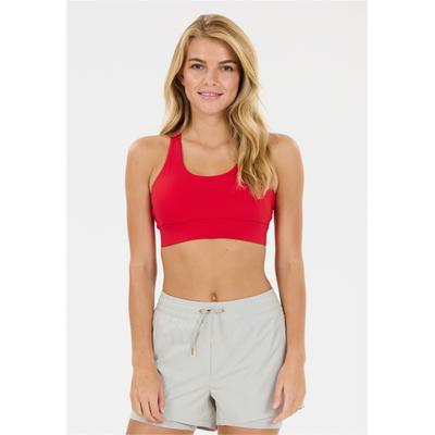Sport-BH ATHLECIA "Gaby", Damen, Gr. XL, rot, 75% Polyamid, 25% Elasthan, unifarben, BHs Sport-BH, mit mittelhohem Support und Quick-Dry-Funktion