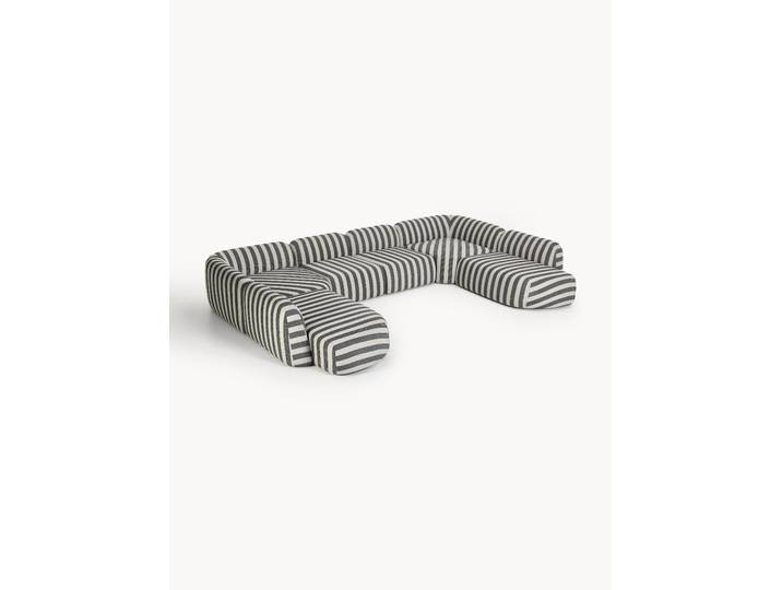 Canapé modulable XL rayé Wolke