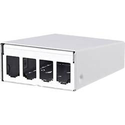Metz Connect 130861-0402-E 4 Port Netzwerk-Patchpanel Unbestückt 1 HE Weiß Unbestückt