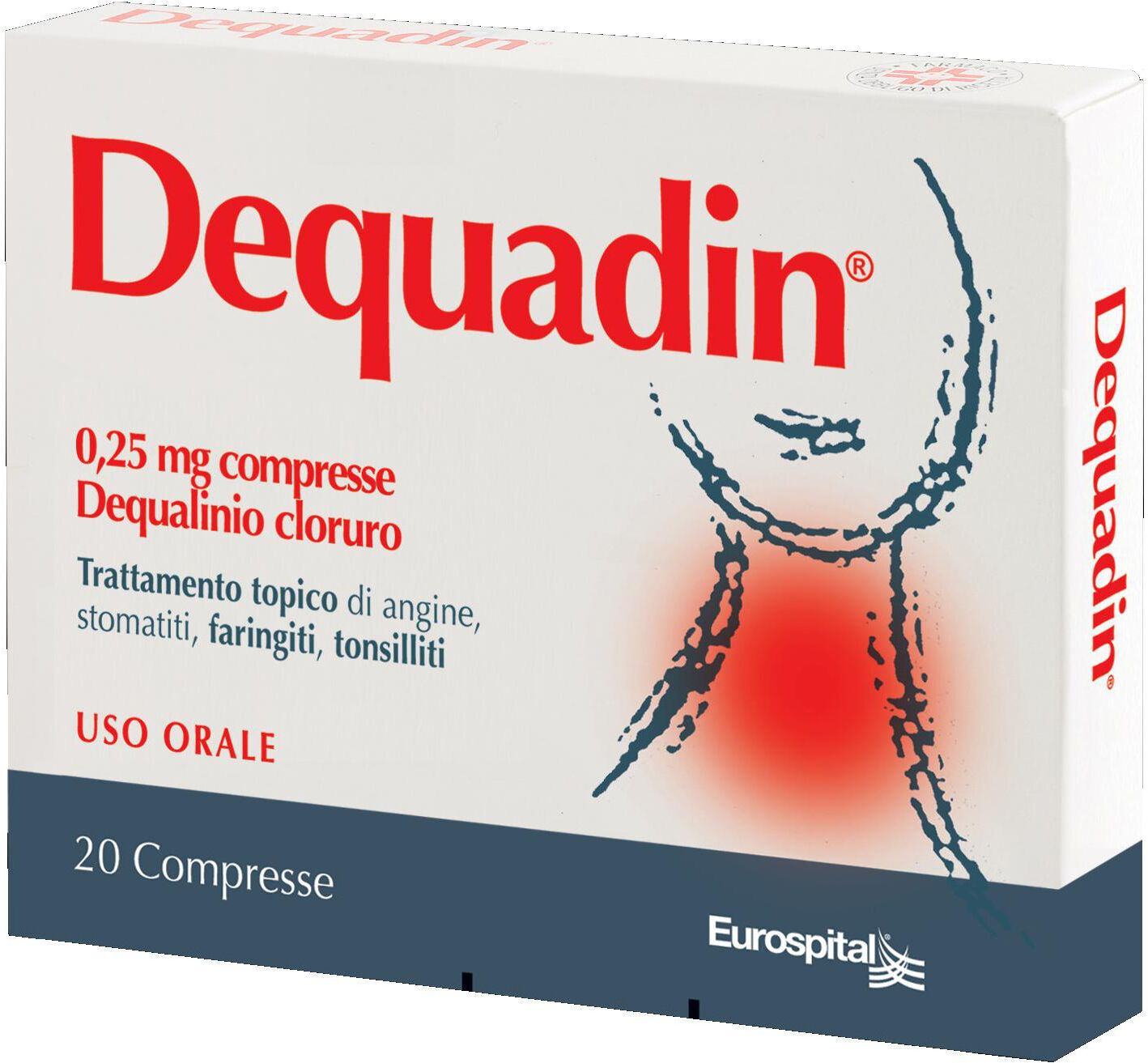 Eurospital Dequadin*20cpr 0,25mg