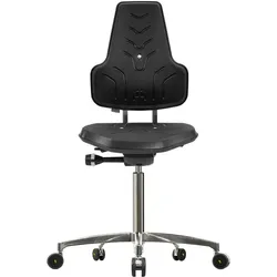ESD Arbeitsstuhl "WS 8220 ESD" Werkstar schwarz - schwarz
