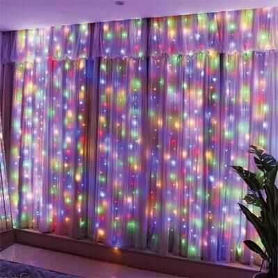 Uplift Picks Radiant USB Curtain Fairy Lights With Remote For Effortless Home Ambiance multicolor 3x1 M 100 Leds