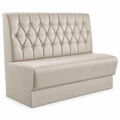 RIVOR Möbel Dinerbank Elegance 150 cm Samt Avelina Beige 9534