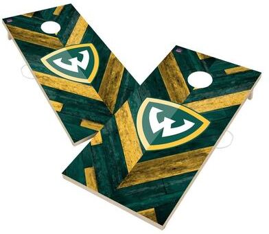 Skip's Garage Wayne State University Warriors Cornhole Board Set