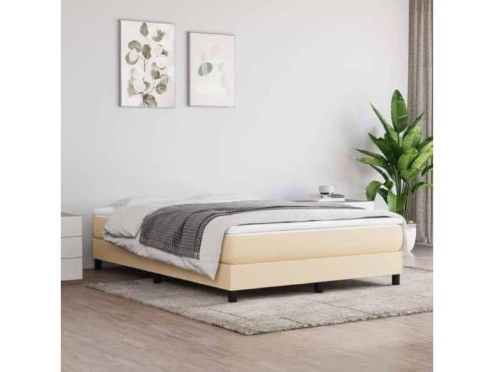 KTHLBRH Taschenfederkernmatratze Mittel Creme 140x200x20 cm Stoff Strapazierfähiger Stoff, atmungsaktiv, Taschenfedern, Schaumstoff, mittelharte Stütze