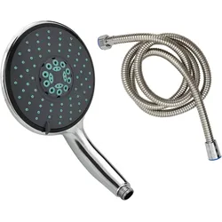 Helloshop26 - Multifunktionale Handbrause mit Schlauch Duschkopf Duschkopf Badezimmer-Duschkopf 1,5 m Chrom 02_0003792