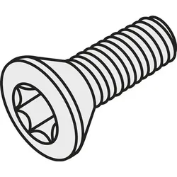Torx-Senkkopfschraube ISO US 2008-T25P Bruttogewicht 2,4g PRAMET