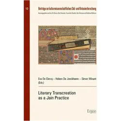Literary transcreation as a Jain practice, Fachbücher von Heleen de Jonckheere, Eva De Clercq, Simon Winant