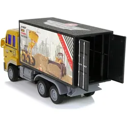 Lean Toys Ferngesteuerter Bauwagen 1:24 Gelb