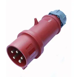 Drehstromstecker CEE 5-polig 400V 32A