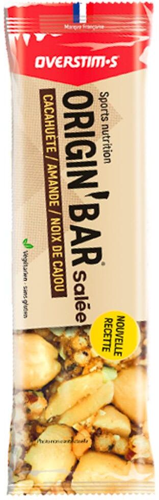 Overstims  - Origin Bar 40 g. Cacahuètes Amande Noix De Cajou - Barre Energétique