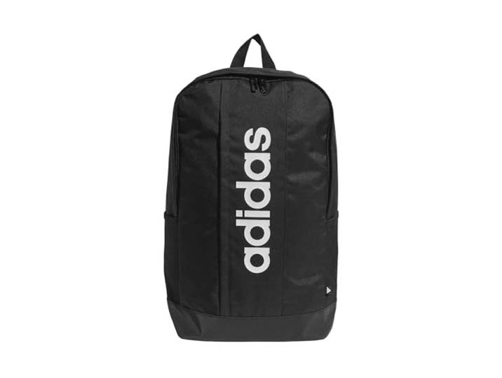 adidas Unisex Linear Backpack, black/black/white, One Size