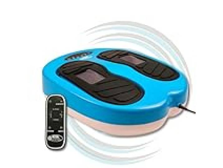 GYMFORM Masseur Pieds avec Shiatsu Leg Action (Platinum), avec télécommande, 10 programmes/20 vitesses pour améliorer la circulation et soulager la douleur