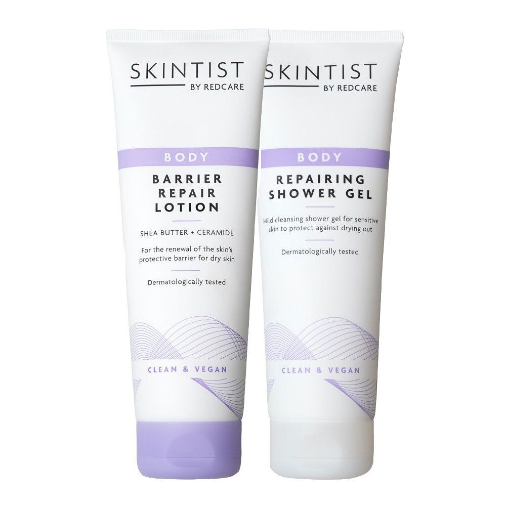 Skintist Body Repairing Shower Gel + Barrier Repair Lotion 2x250 ml Kombipackung