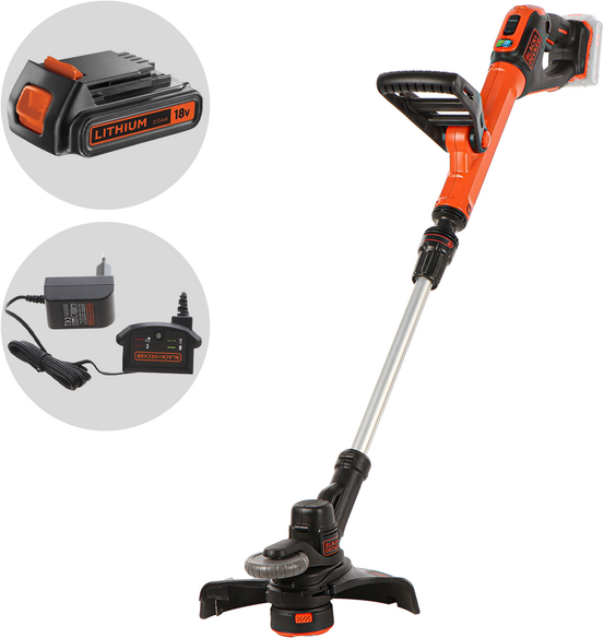 Black & Decker STC1820EPC-QW - Tagliabordi a batteria - 18V 2Ah