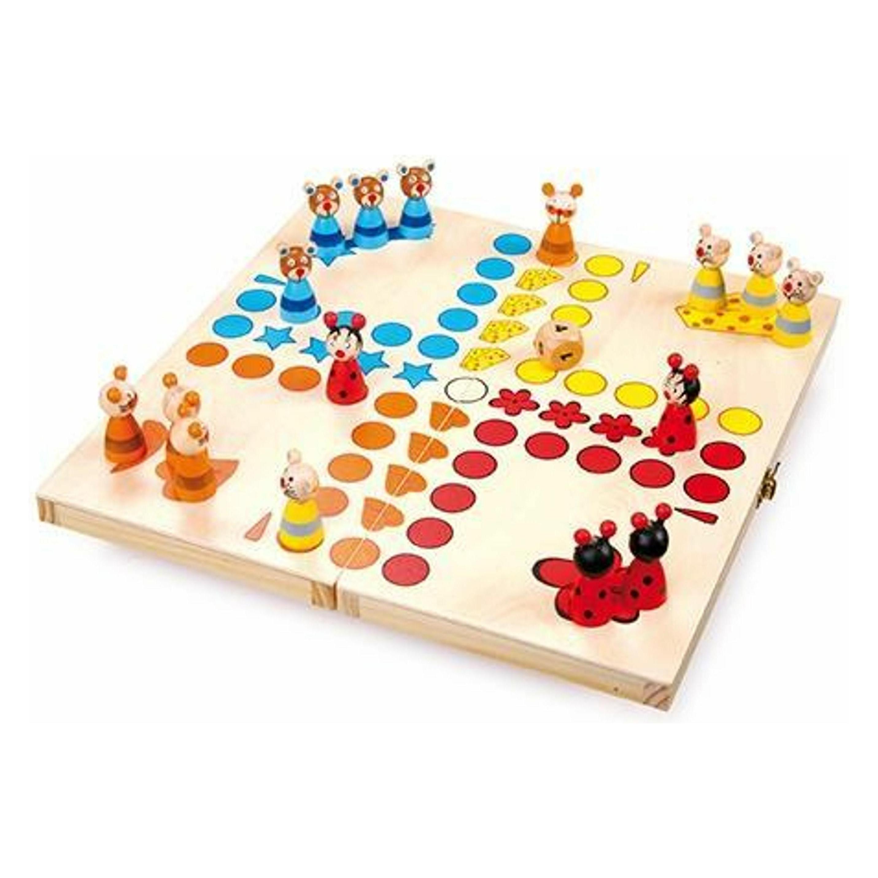 small foot Ludo Tiere (Deutsch, Englisch, Französisch, Italienisch, 2 - 4 Spieler) (7358)